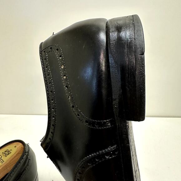 VERY GOOD Alden x Woodhouse Lynch 926 Black Calfskin Wing Tip Bal Oxford 9.5 A/C main image 7
